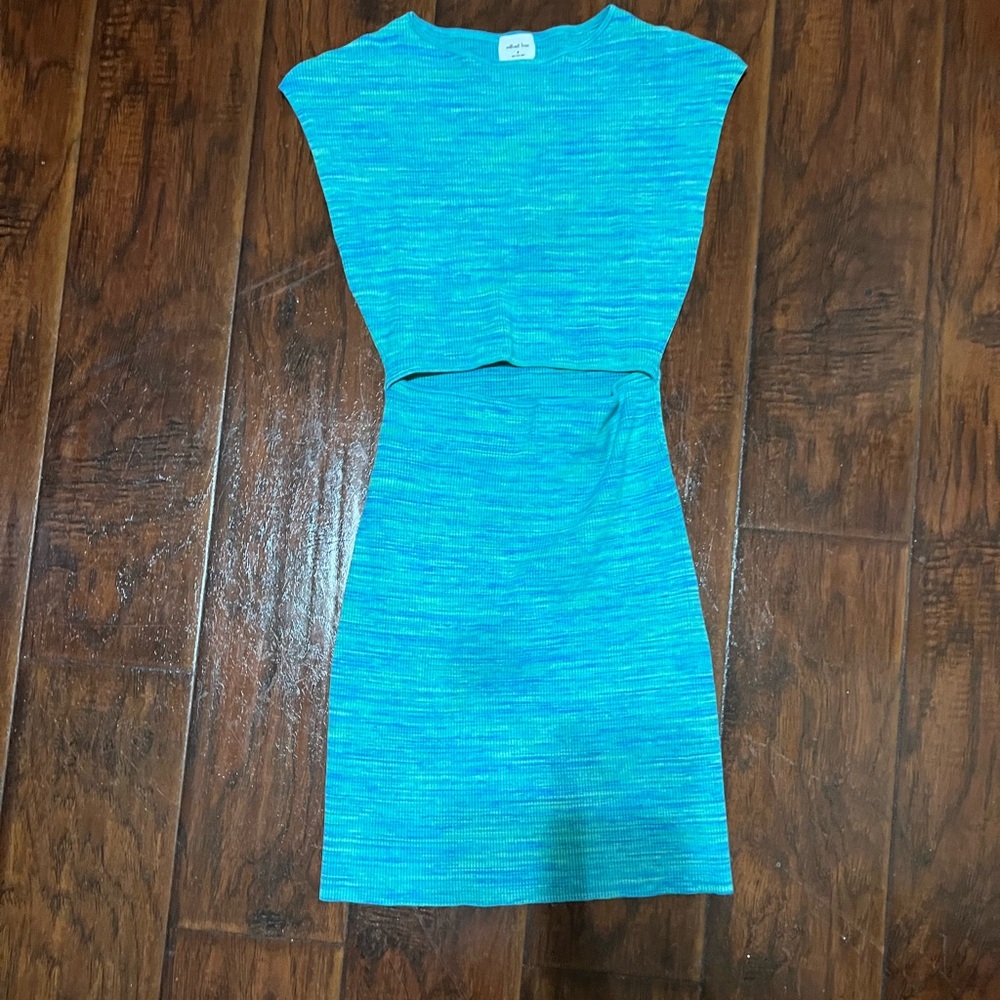 Aritzia rare color pathway cutout midsection dress only worn once